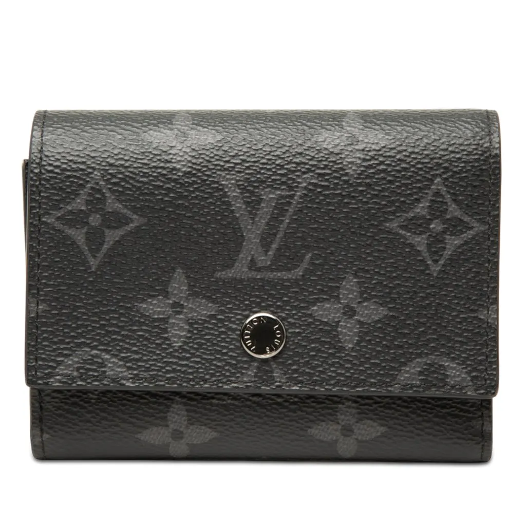 Louis Vuitton Monogram Eclipse Victor Wallet Black Very good - Front View