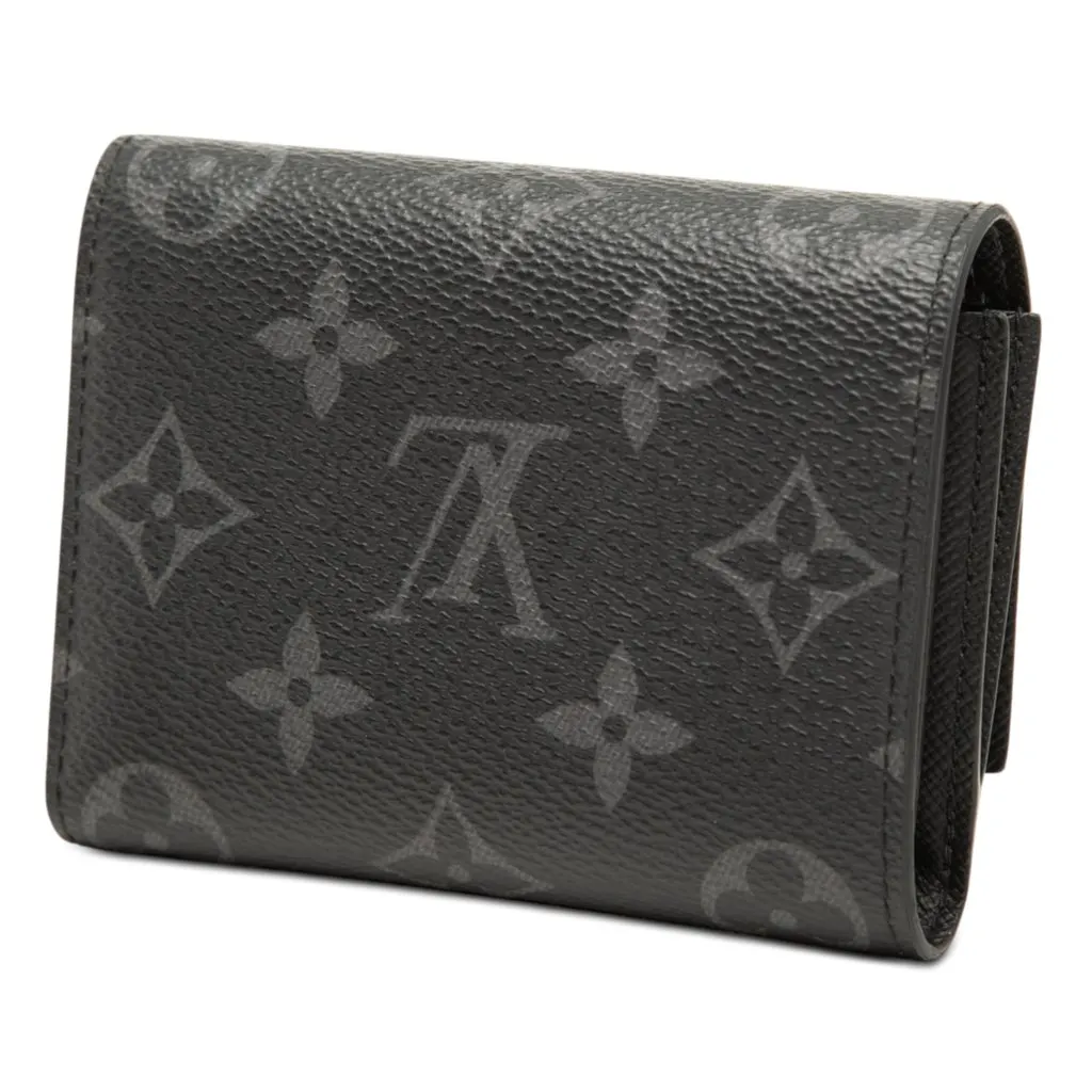 Louis Vuitton Monogram Eclipse Victor Wallet Black Very good - Back View