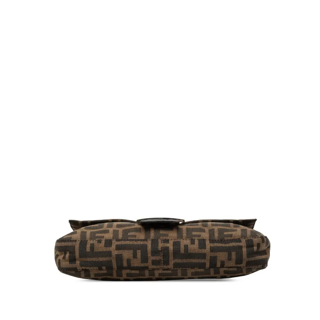 Fendi Zucca Canvas Baguette Brown Canvas Good - Inside View