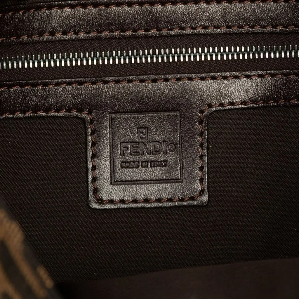 Fendi Zucca Canvas Baguette Brown Canvas Good - Box View