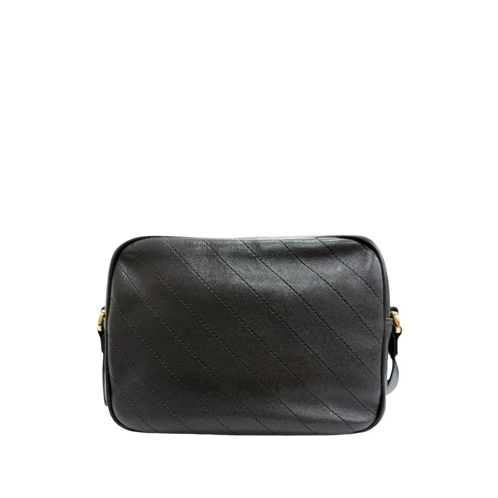 Gucci Small Calfskin Blondie Crossbody Black Leather Very good - Back View