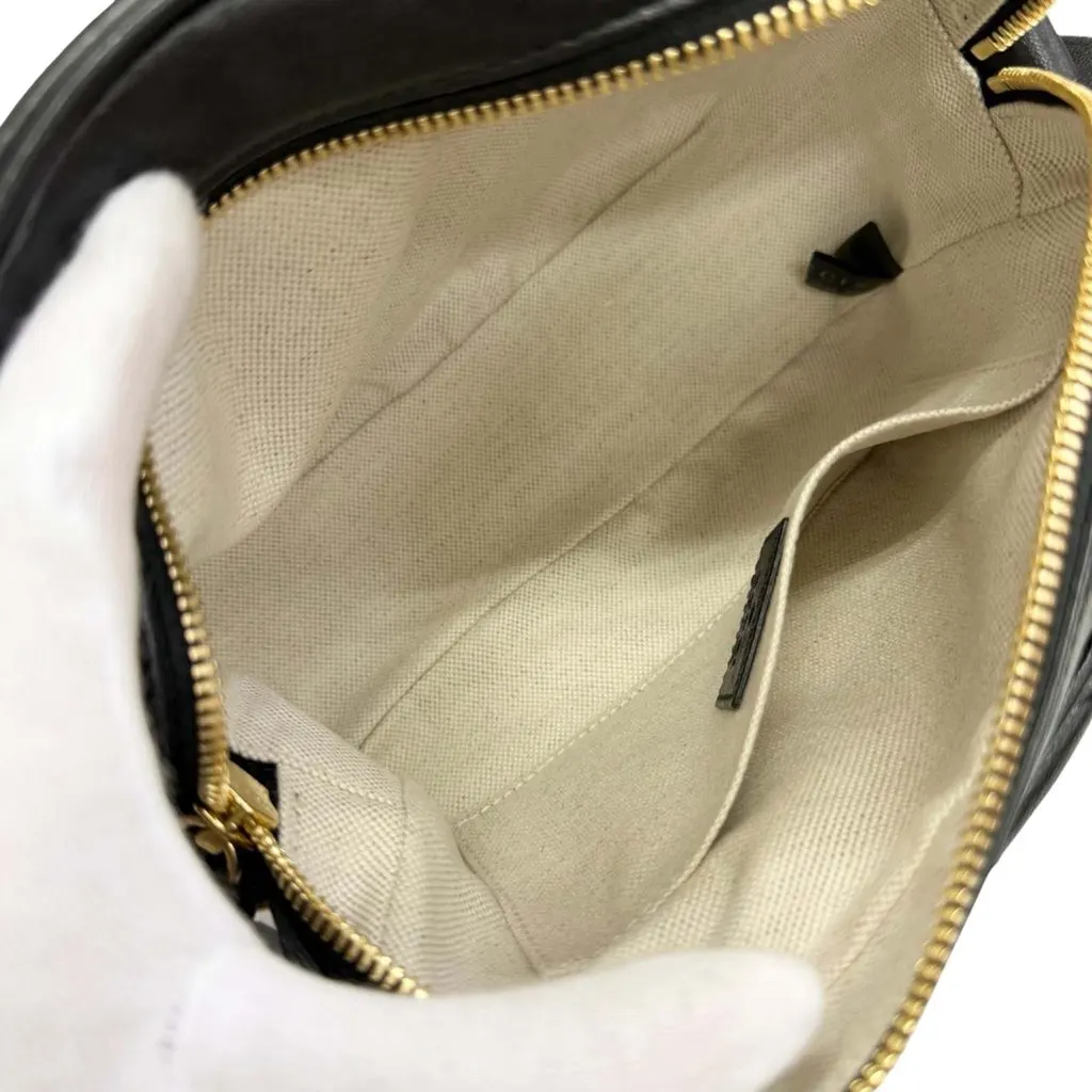 Gucci Small Calfskin Blondie Crossbody Black Leather Very good - Model View
