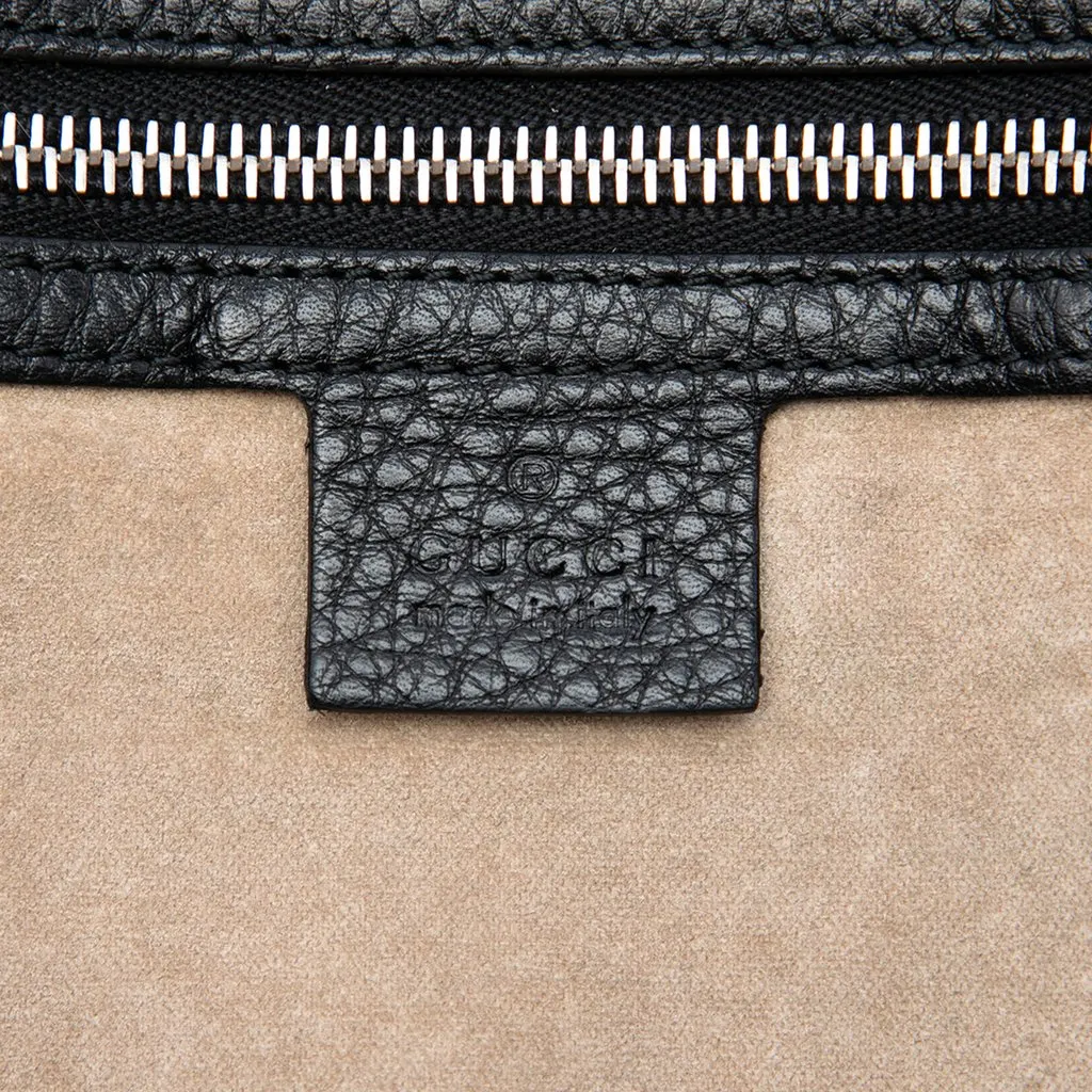 Gucci Leather Business Bag Black Leather Very good - Box View