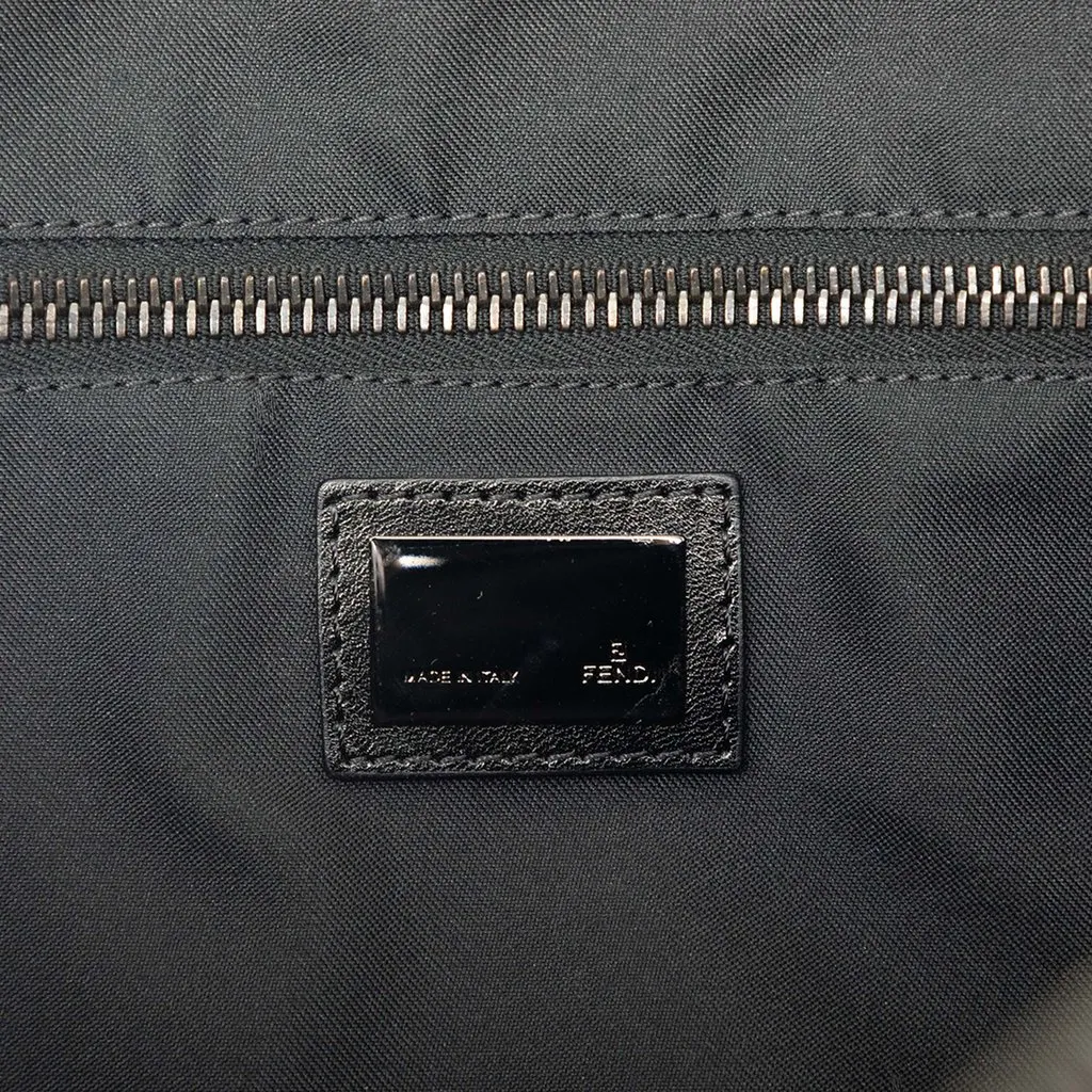 Fendi Zucchino Canvas Business Bag Brown Very good - Box View