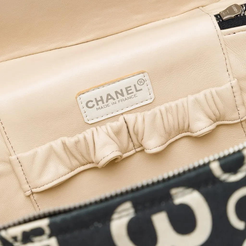 Chanel By the Sea Line Coco Print Canvas Vanity Bag Black Very good - Box View