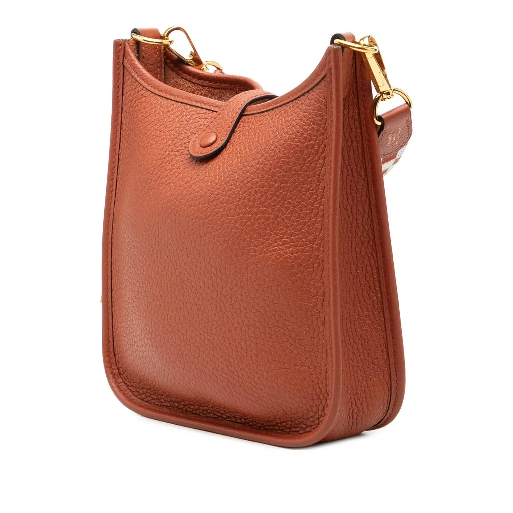 Hermès Clemence Evelyne 16 Amazone Brown Leather Very good - Back View