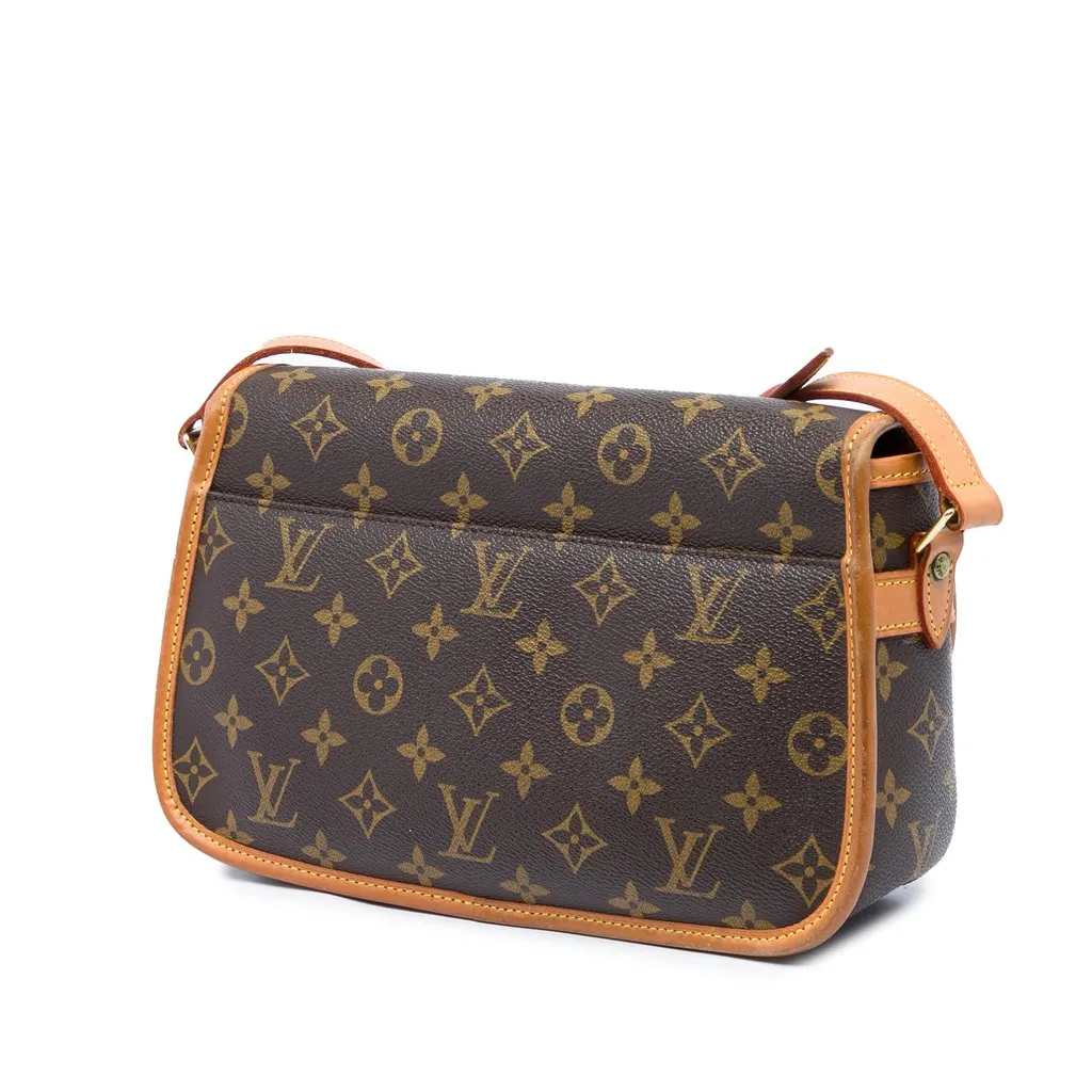 Louis Vuitton Monogram Sologne Brown Canvas Good - Back View