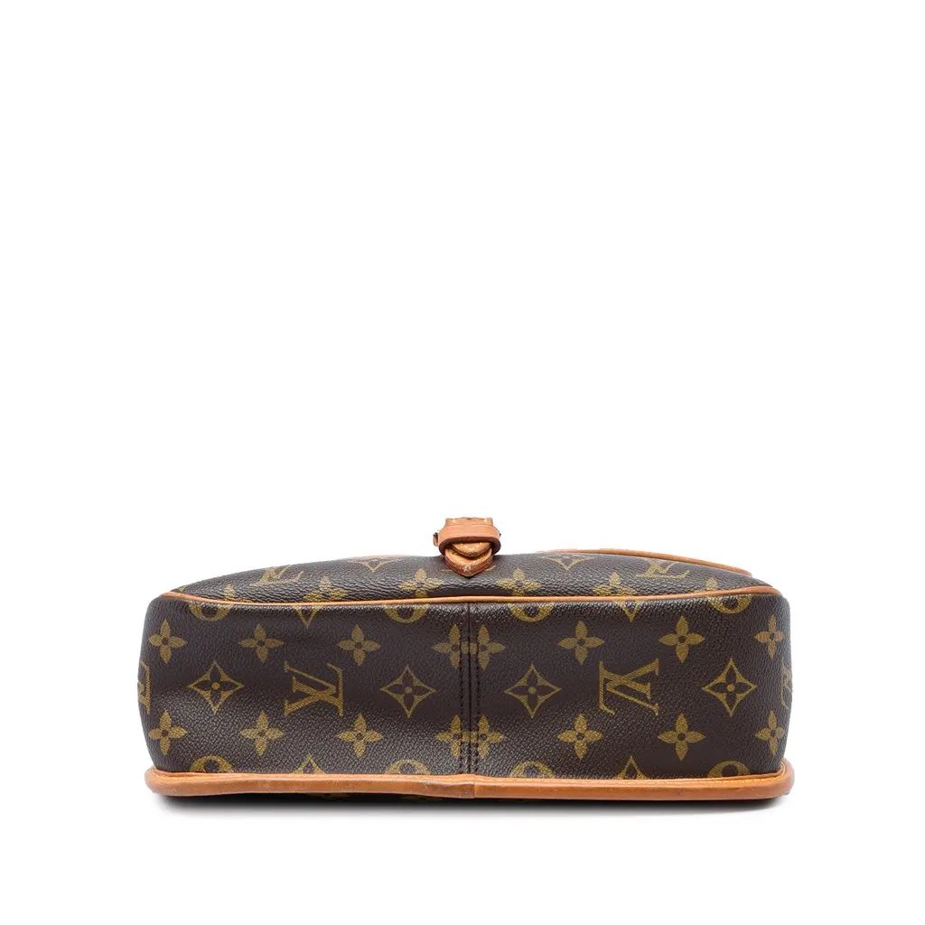Louis Vuitton Monogram Sologne Brown Canvas Good - Inside View