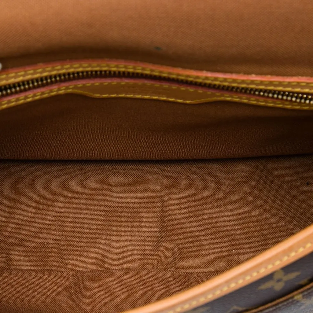 Louis Vuitton Monogram Sologne Brown Canvas Good - Model View