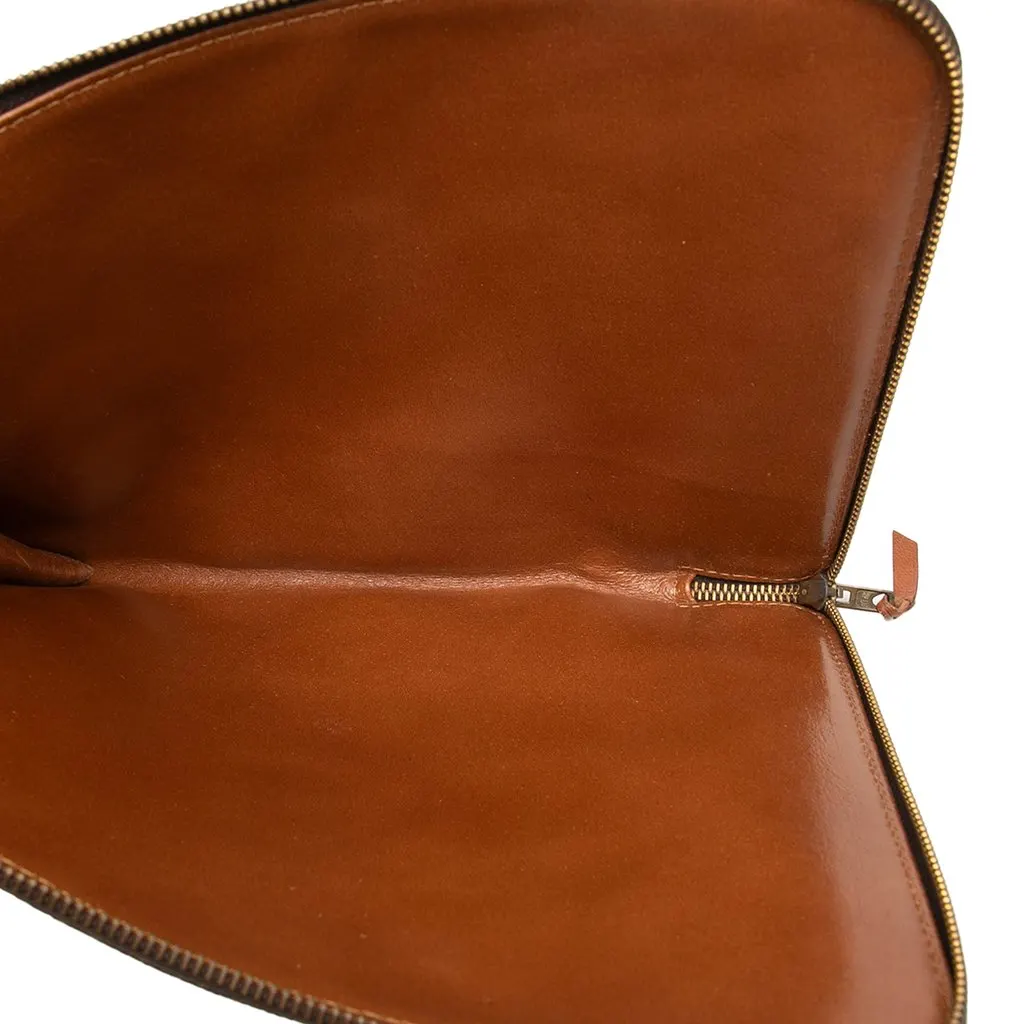 Louis Vuitton Monogram Poche Documents Portfolio 30 Brown Canvas Very good - Model View
