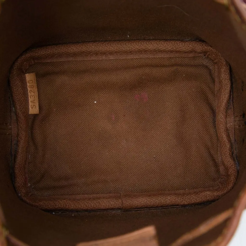 Louis Vuitton Monogram Nano Noe Brown Canvas Very good - Model View