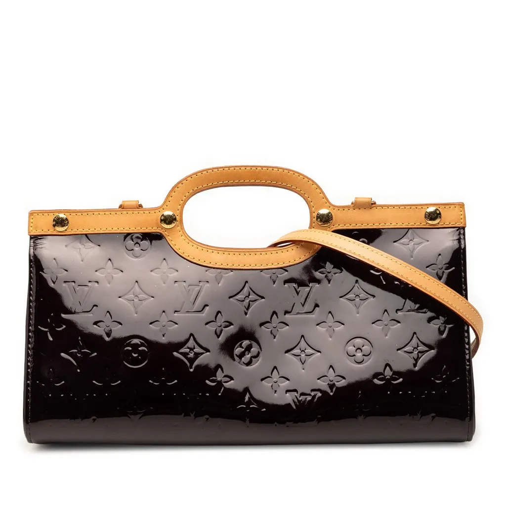 Louis Vuitton Monogram Vernis Roxbury Drive Purple Leather Very good - Front View