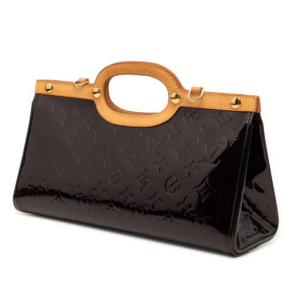 Louis Vuitton Monogram Vernis Roxbury Drive Purple Leather Very good - Back View