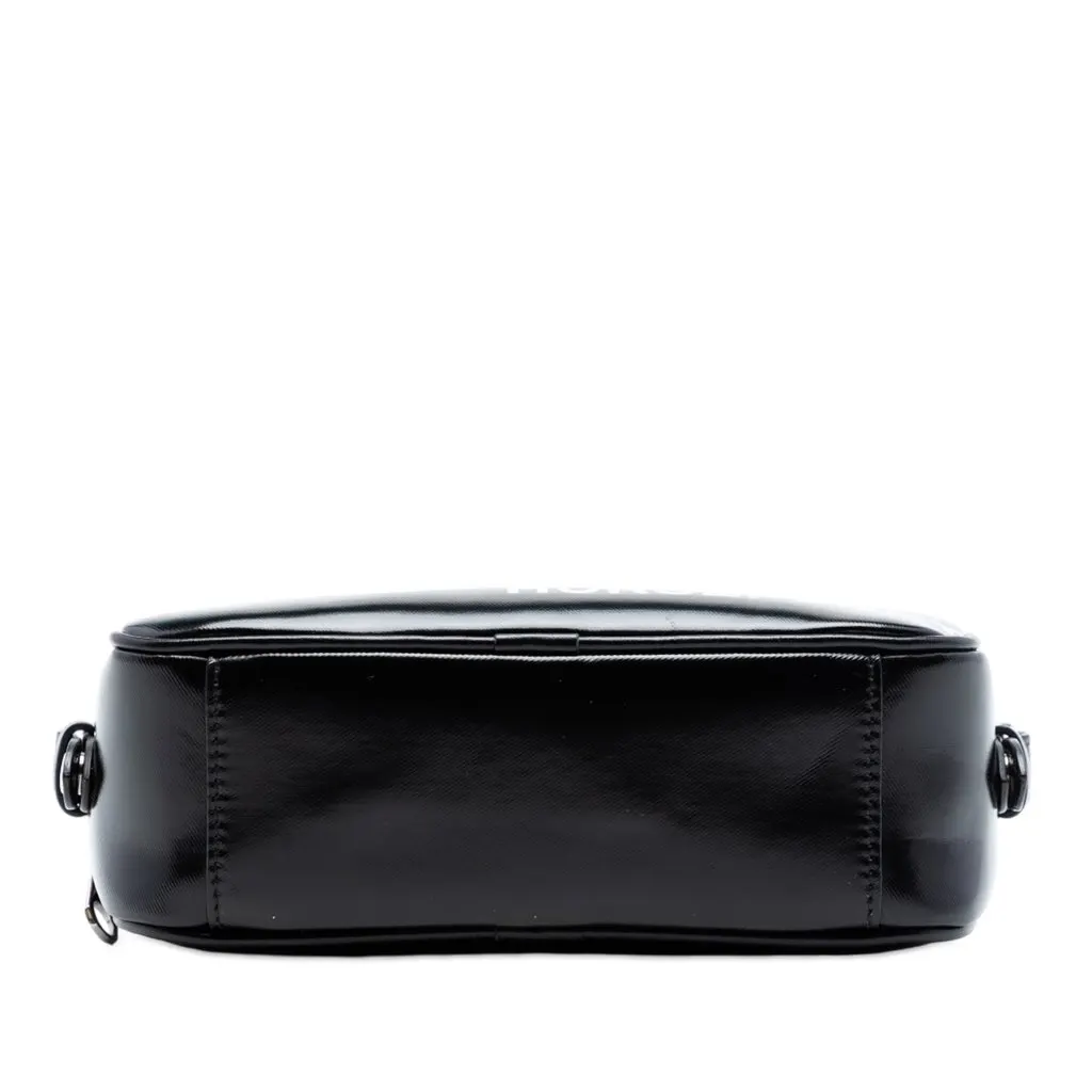 Burberry Coated Canvas Horseferry Camera Bag Black Very good - Inside View