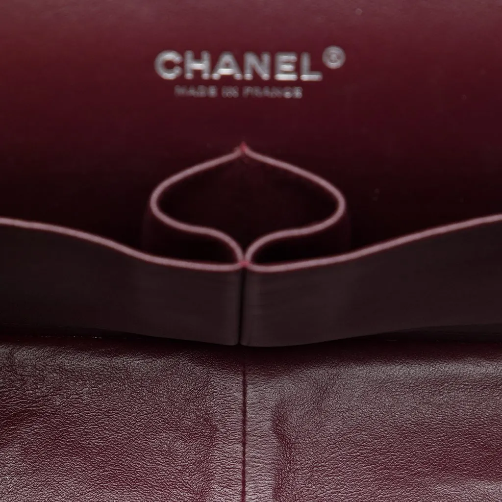 Chanel Jumbo Classic Caviar Double Flap Black Leather Good - Model View