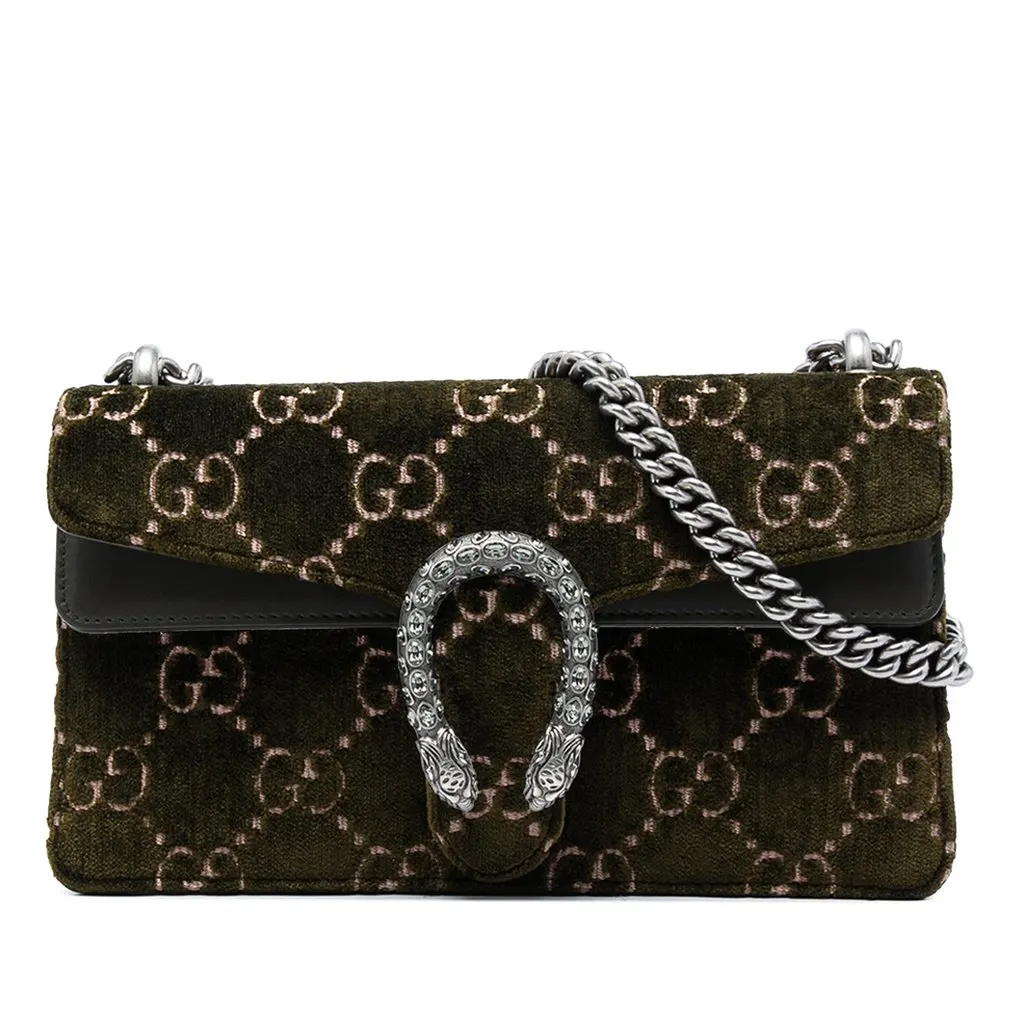 Gucci Medium GG Velvet Dionysus Crossbody