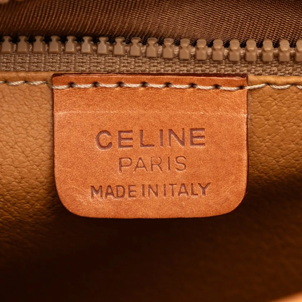 Celine Macadam Coated Canvas Crossbody Beige Very good - Box View