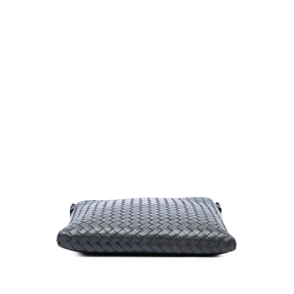 Bottega Veneta Nappa Intrecciato VN Crossbody Grey Leather Very good - Inside View