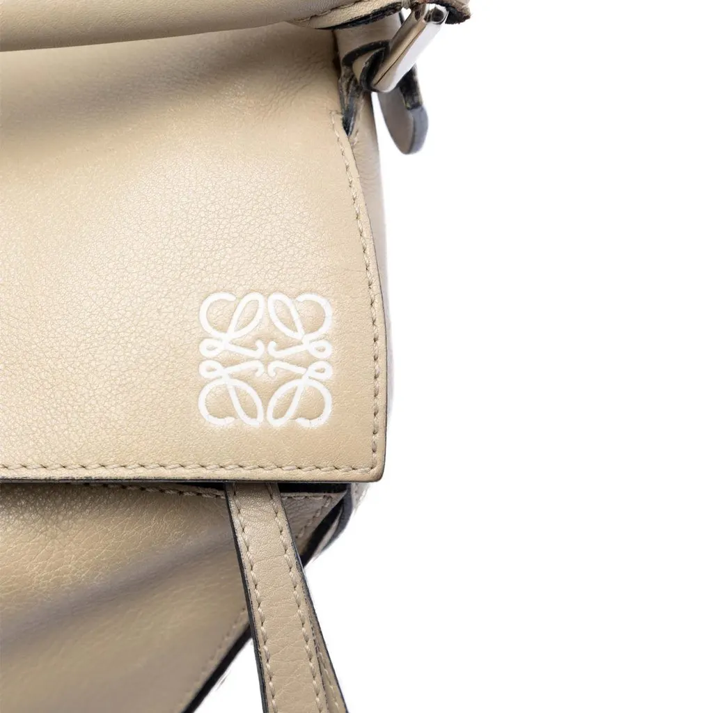 Loewe Medium Calfskin Puzzle Satchel Brown Leather Good - Box View