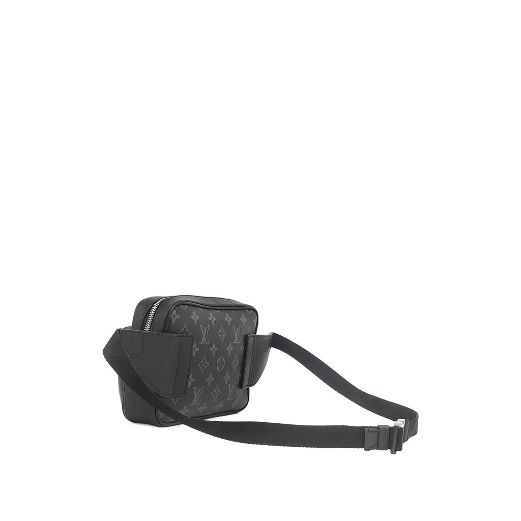 Louis Vuitton Monogram Eclipse Taigarama Outdoor Bumbag Black Canvas Very good - Back View