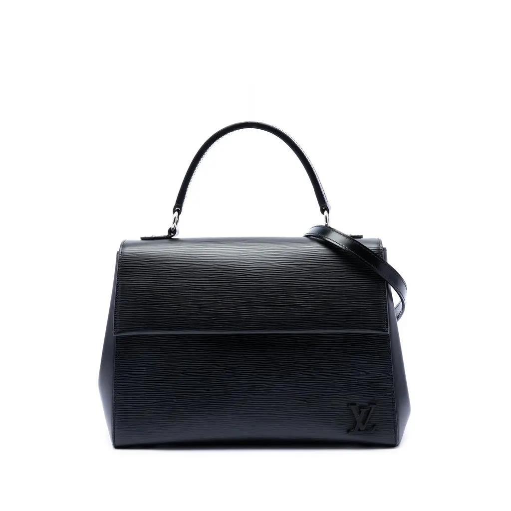 Louis Vuitton Epi Cluny MM Black Leather Very good - Front View