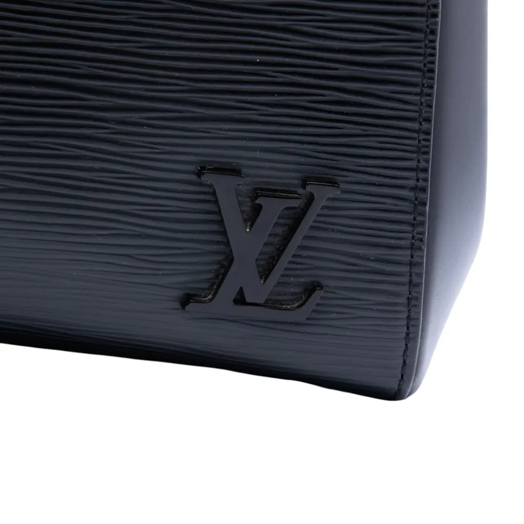 Louis Vuitton Epi Cluny MM Black Leather Very good - Box View