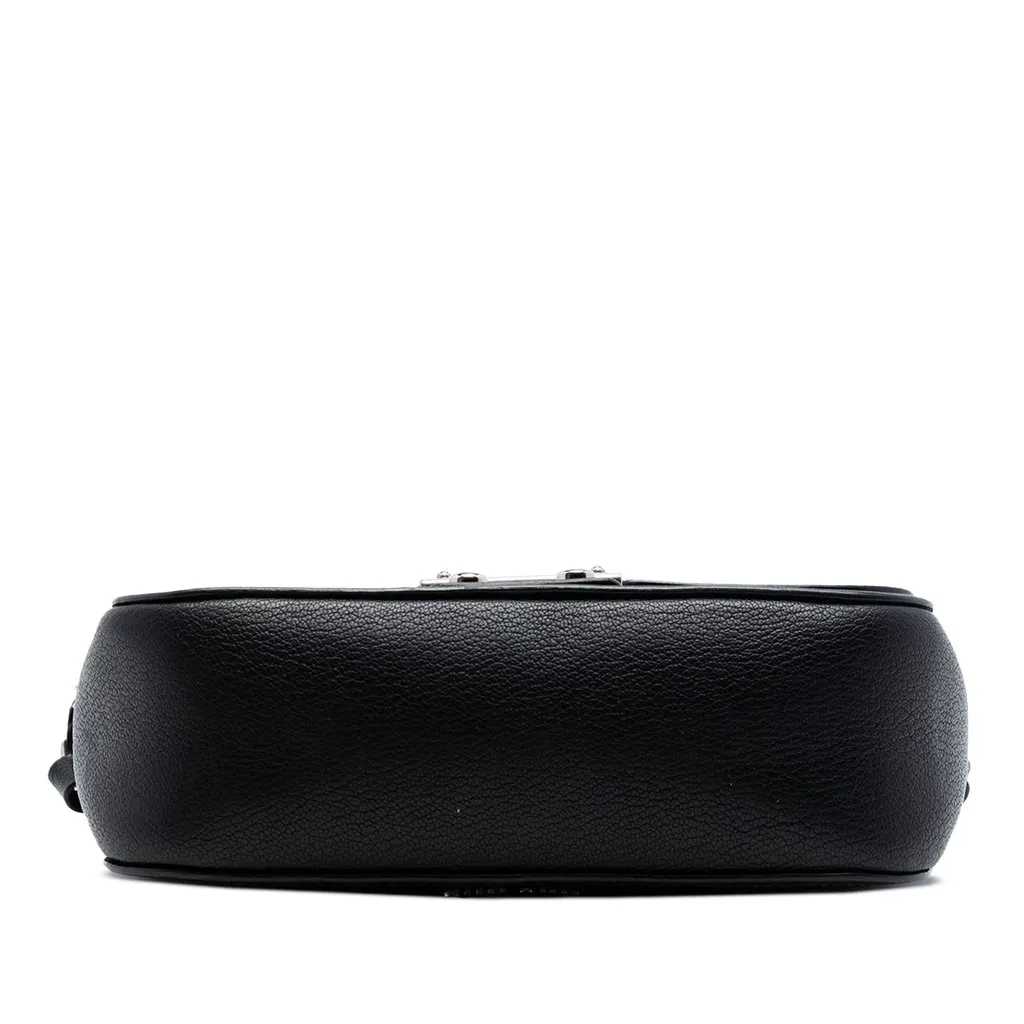 Miu Miu Goatskin Madras Crossbody Black Leather Very good - Inside View