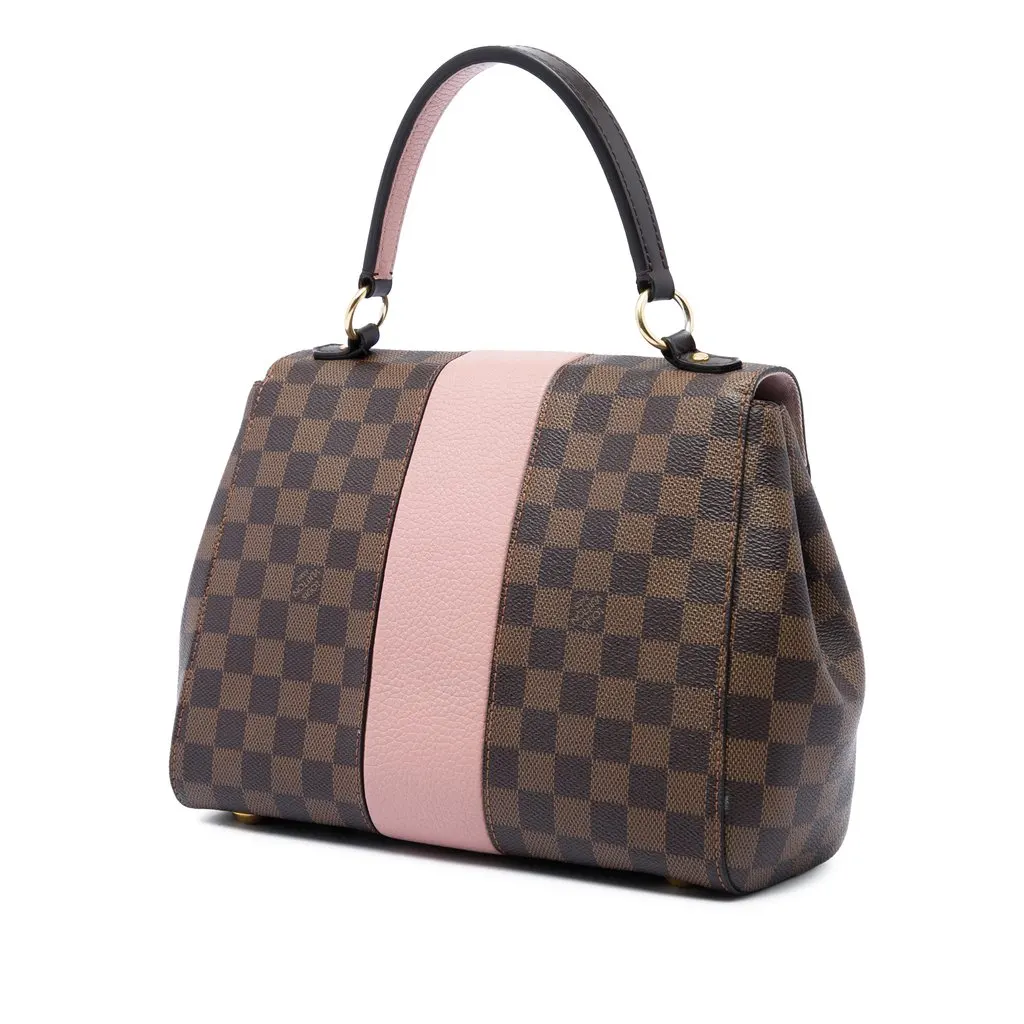 Louis Vuitton Damier Ebene Bond Street BB Brown Canvas Good - Back View
