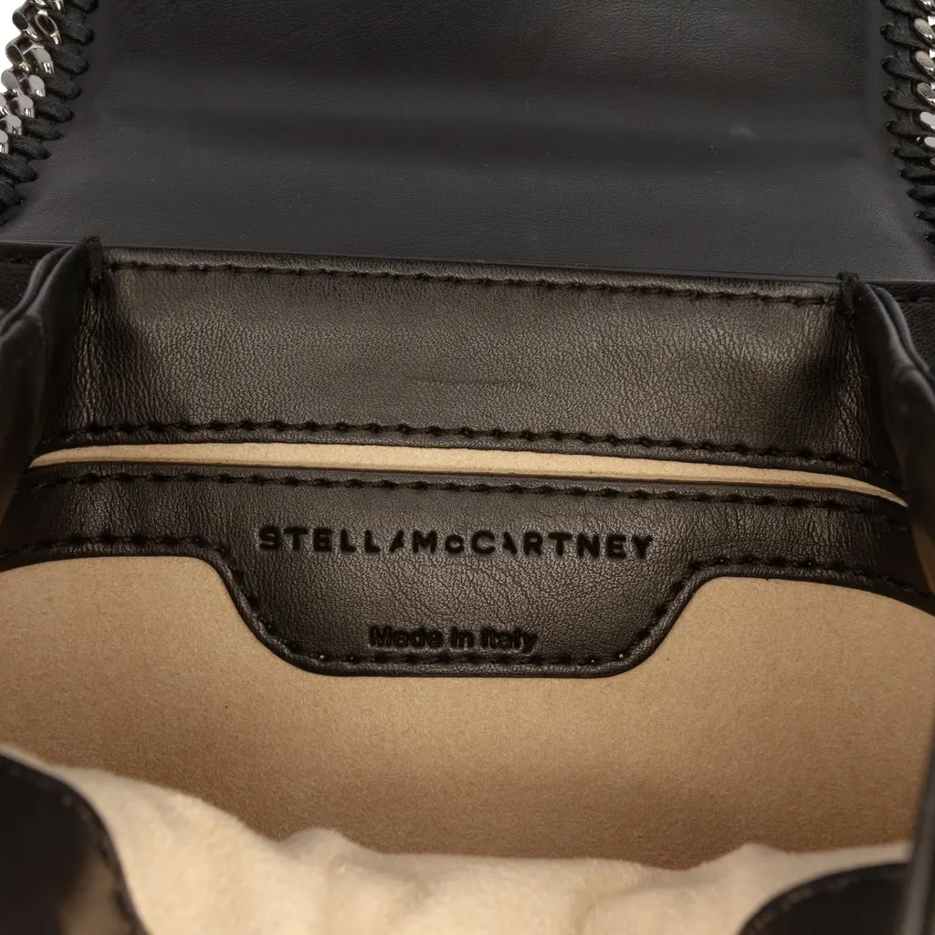 Stella McCartney Woven Falabella Box Crossbody Black Very good - Box View