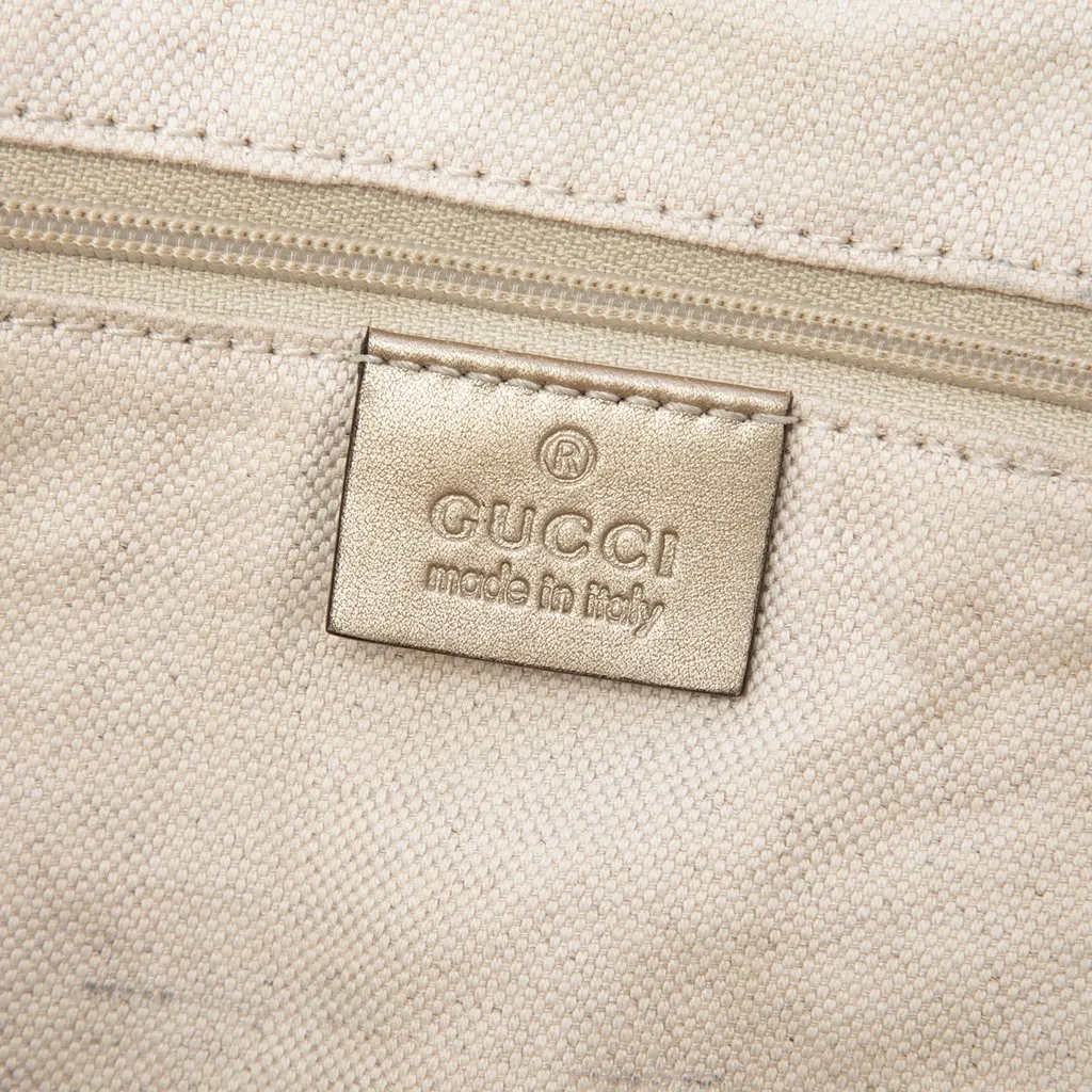 Gucci GG Canvas Sukey Satchel Beige Very good - Box View