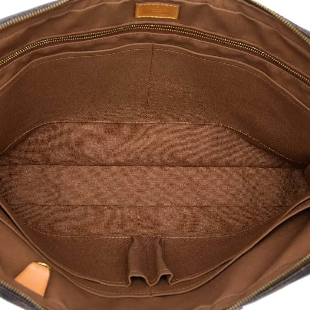 Louis Vuitton Monogram Porte Documents Voyage Brown Very good - Model View