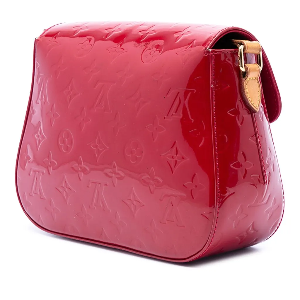 Louis Vuitton Monogram Vernis Bellflower GM Red Leather Very good - Back View