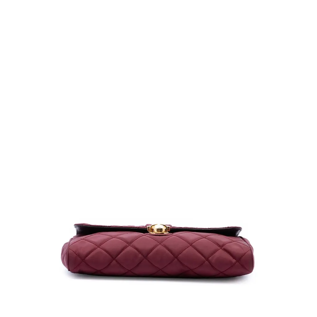 Prada Impuntu Tessuto Chain Crossbody Red Very good - Inside View