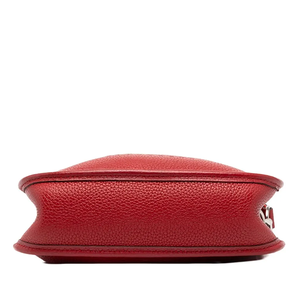 Hermès Clemence Evelyne I TPM Red Leather Very good - Inside View