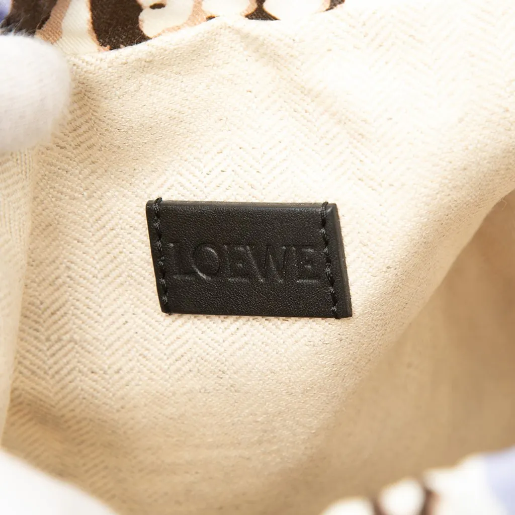Loewe Paulas Ibiza Canvas Corn Print Drawstring Pouch White Canvas Very good - Box View