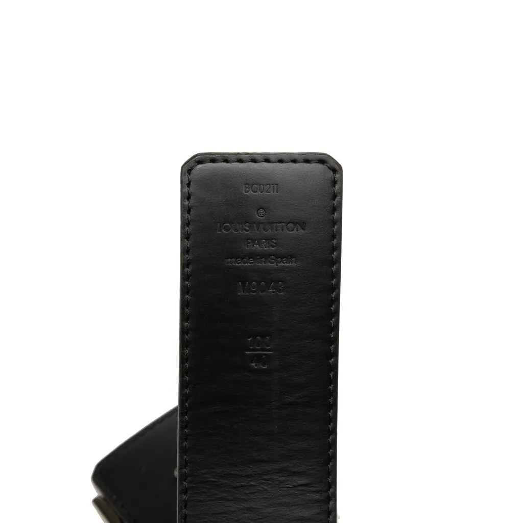 Louis Vuitton Monogram Eclipse LV Initiales Reversible Belt Black Very good - Box View