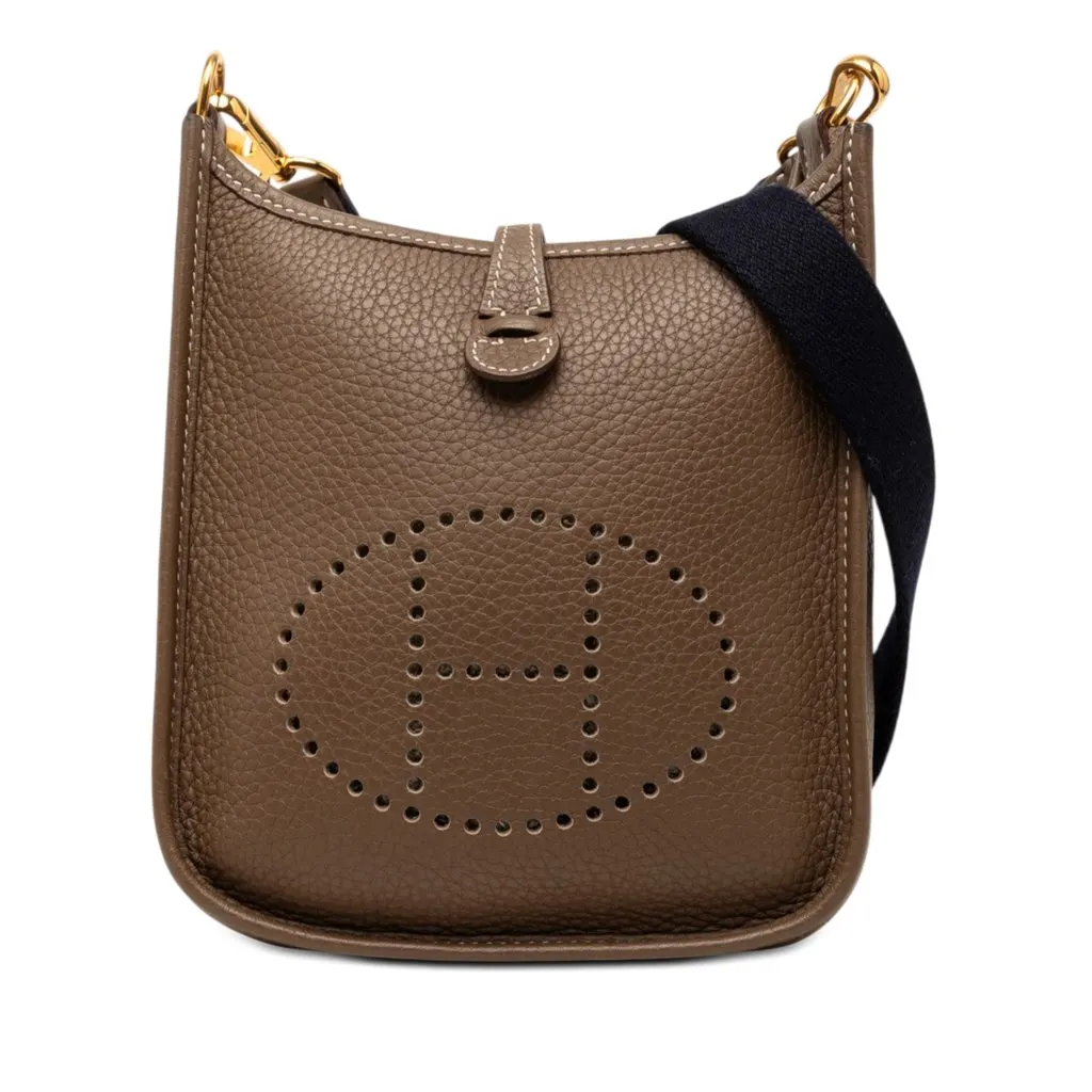 Hermès Clemence Evelyne 16 Amazone Brown Leather Very good - Front View