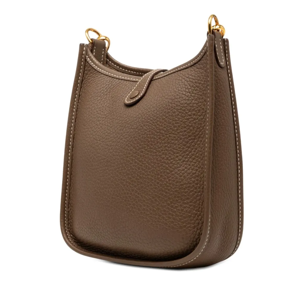 Hermès Clemence Evelyne 16 Amazone Brown Leather Very good - Back View
