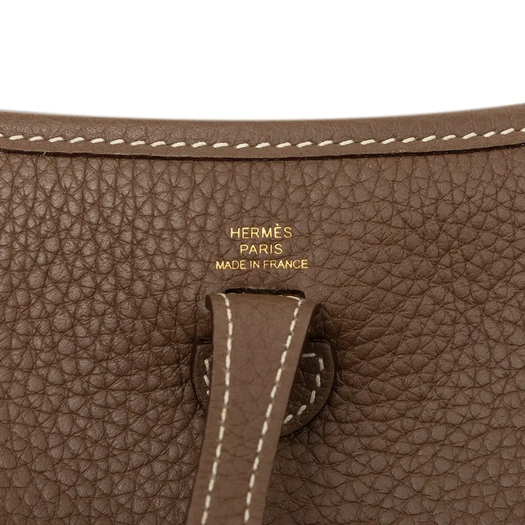 Hermès Clemence Evelyne 16 Amazone Brown Leather Very good - Box View