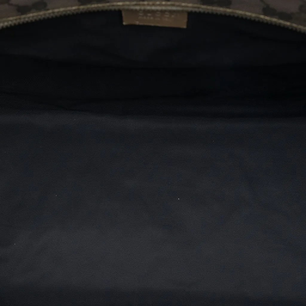 Gucci Large GG Imprime Tote Silver Canvas Good - Model View