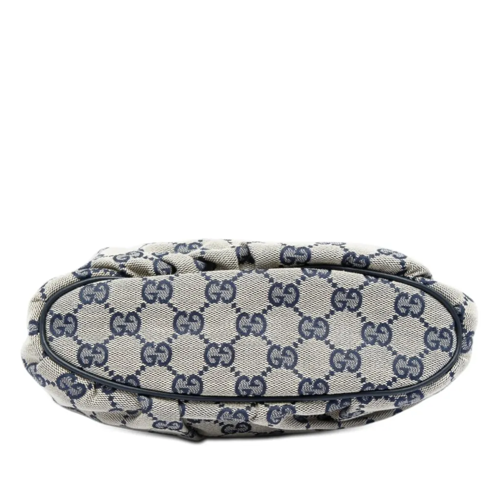 Gucci GG Canvas Web Handbag Beige Very good - Inside View