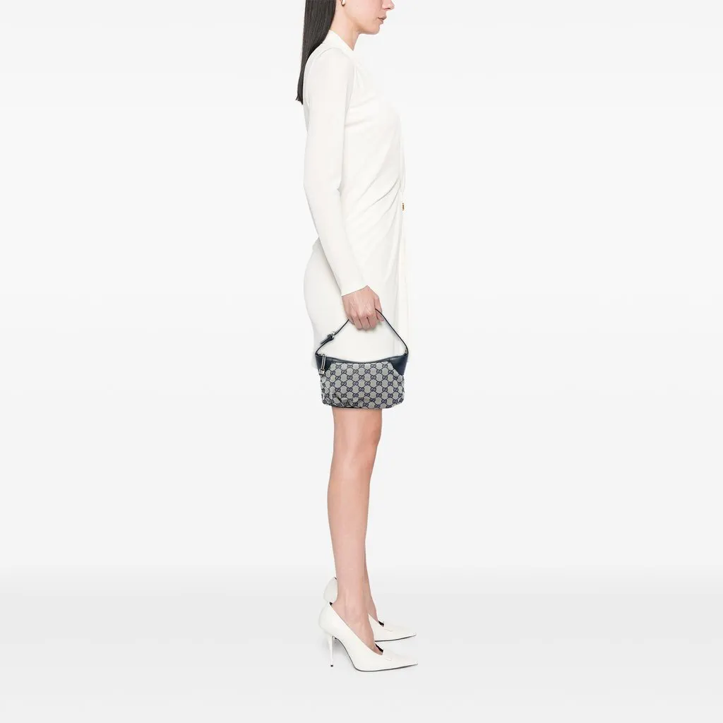 Gucci GG Canvas Web Handbag Beige Very good - Box View