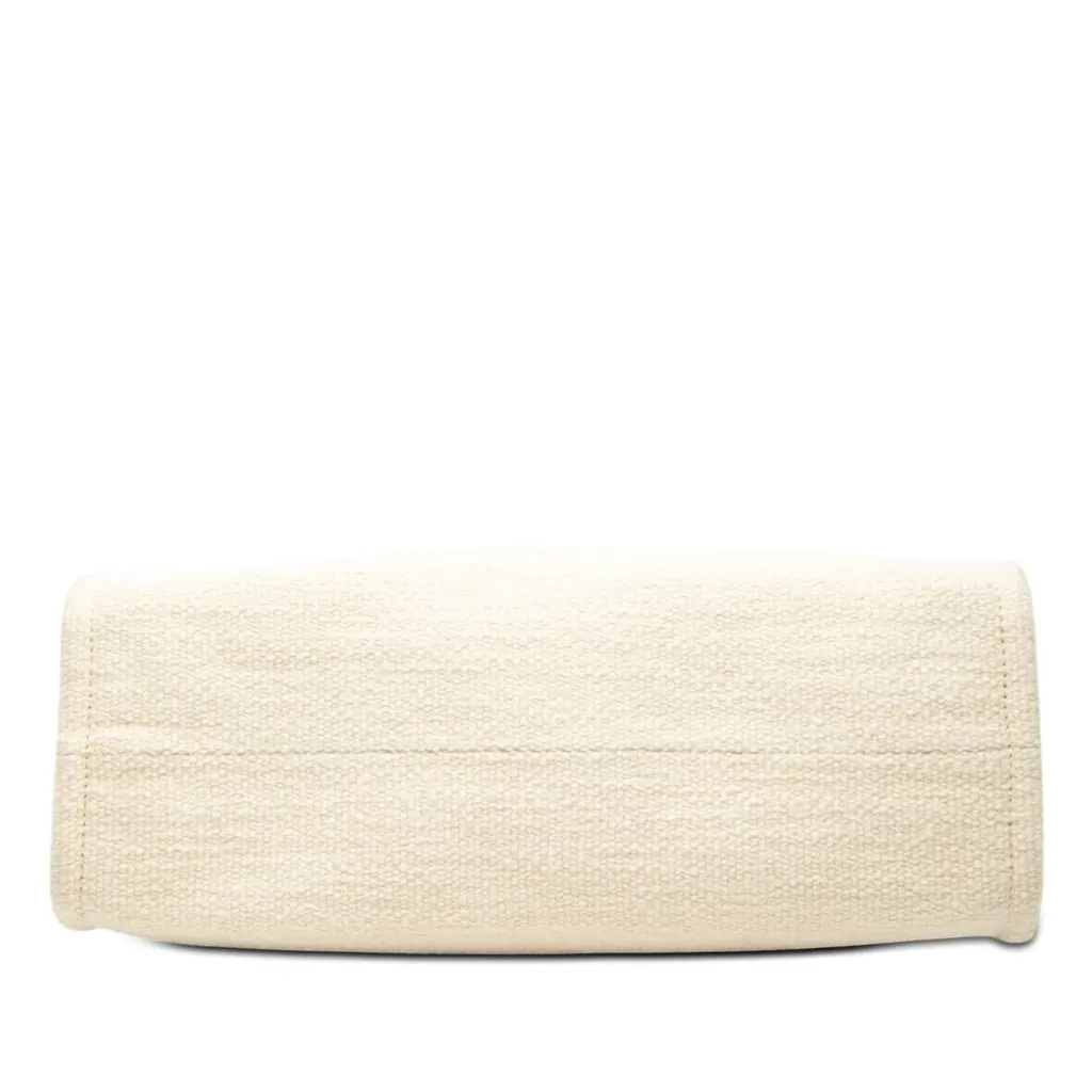 Celine Canvas Plein Soleil Square Cabas Tote Beige Very good - Inside View