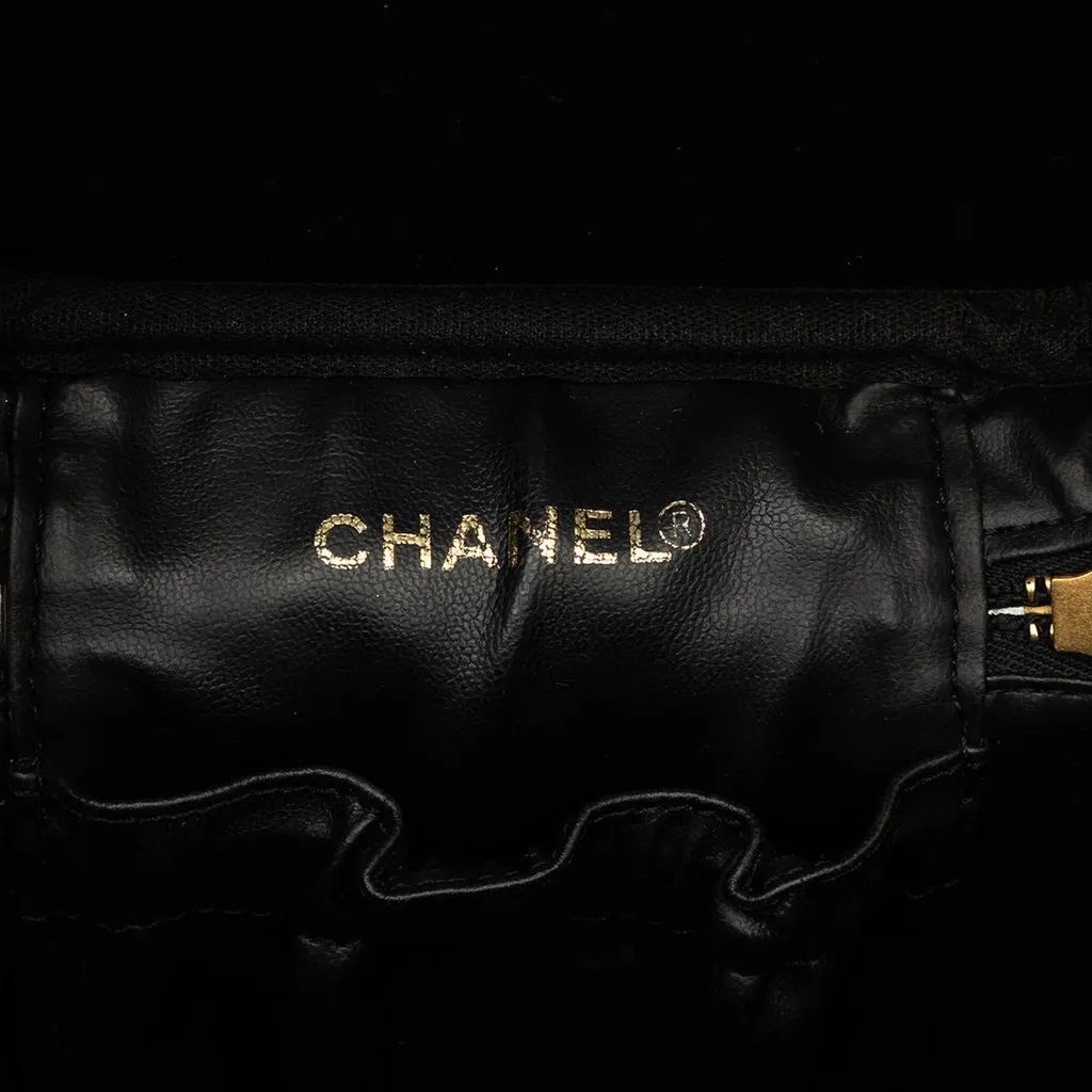 Chanel CC Caviar Vanity Case Black Leather Very good - Box View
