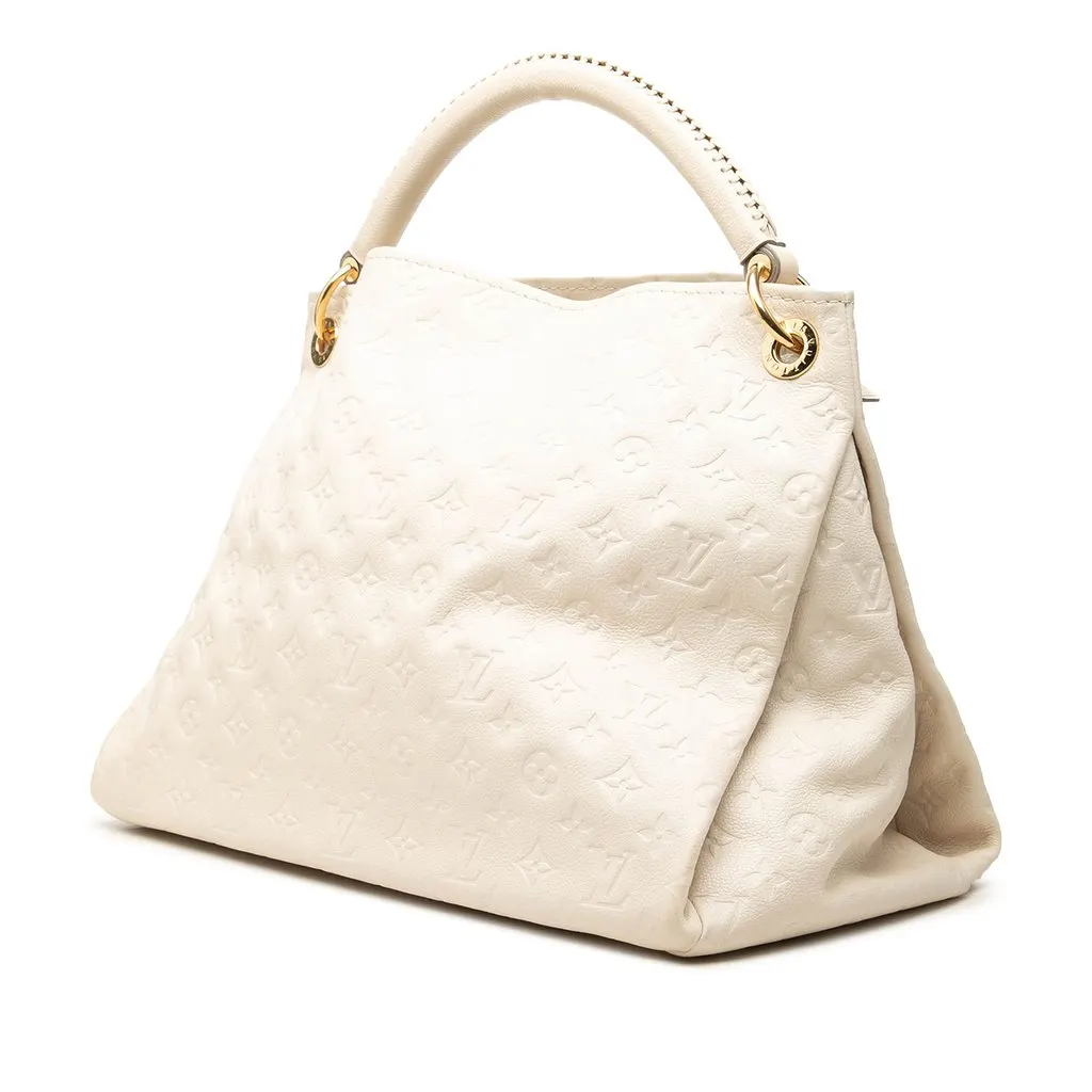 Louis Vuitton Monogram Empreinte Artsy MM White Leather Very good - Back View