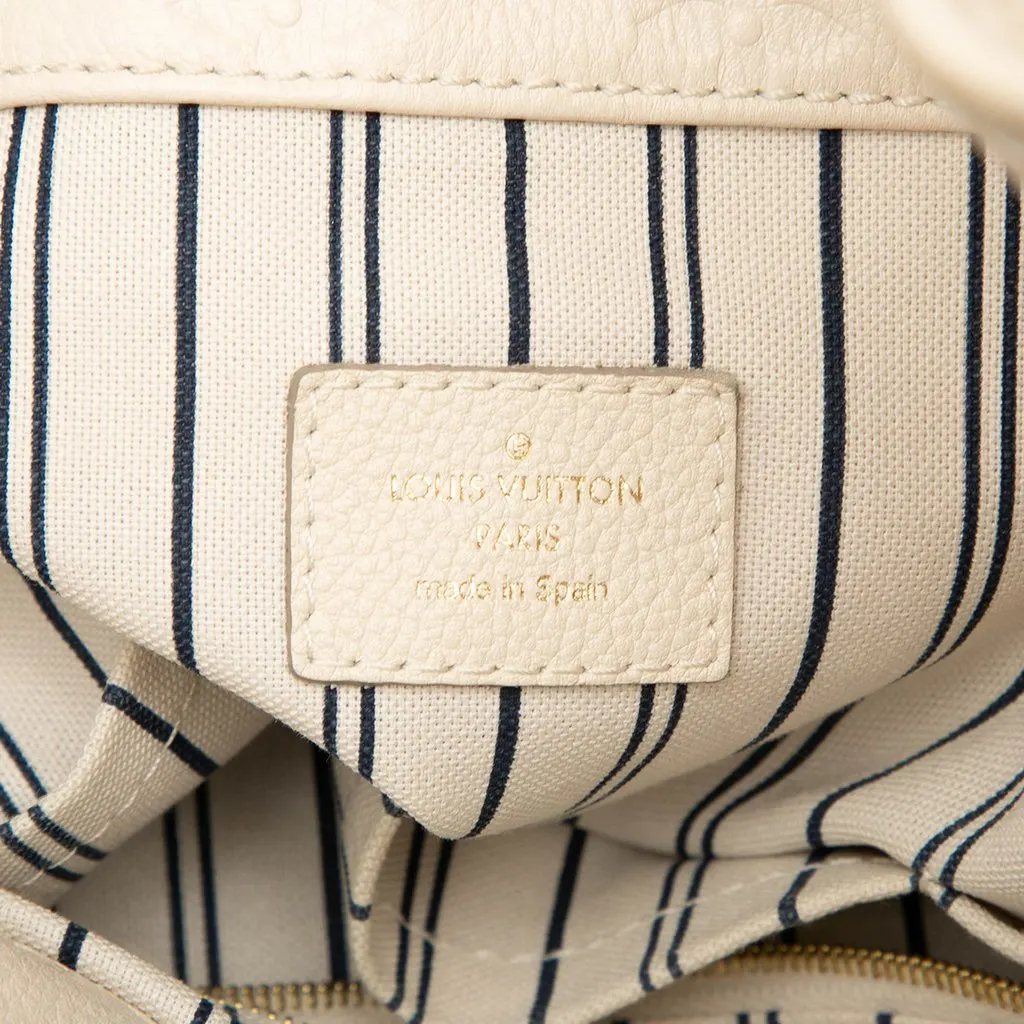 Louis Vuitton Monogram Empreinte Artsy MM White Leather Very good - Box View