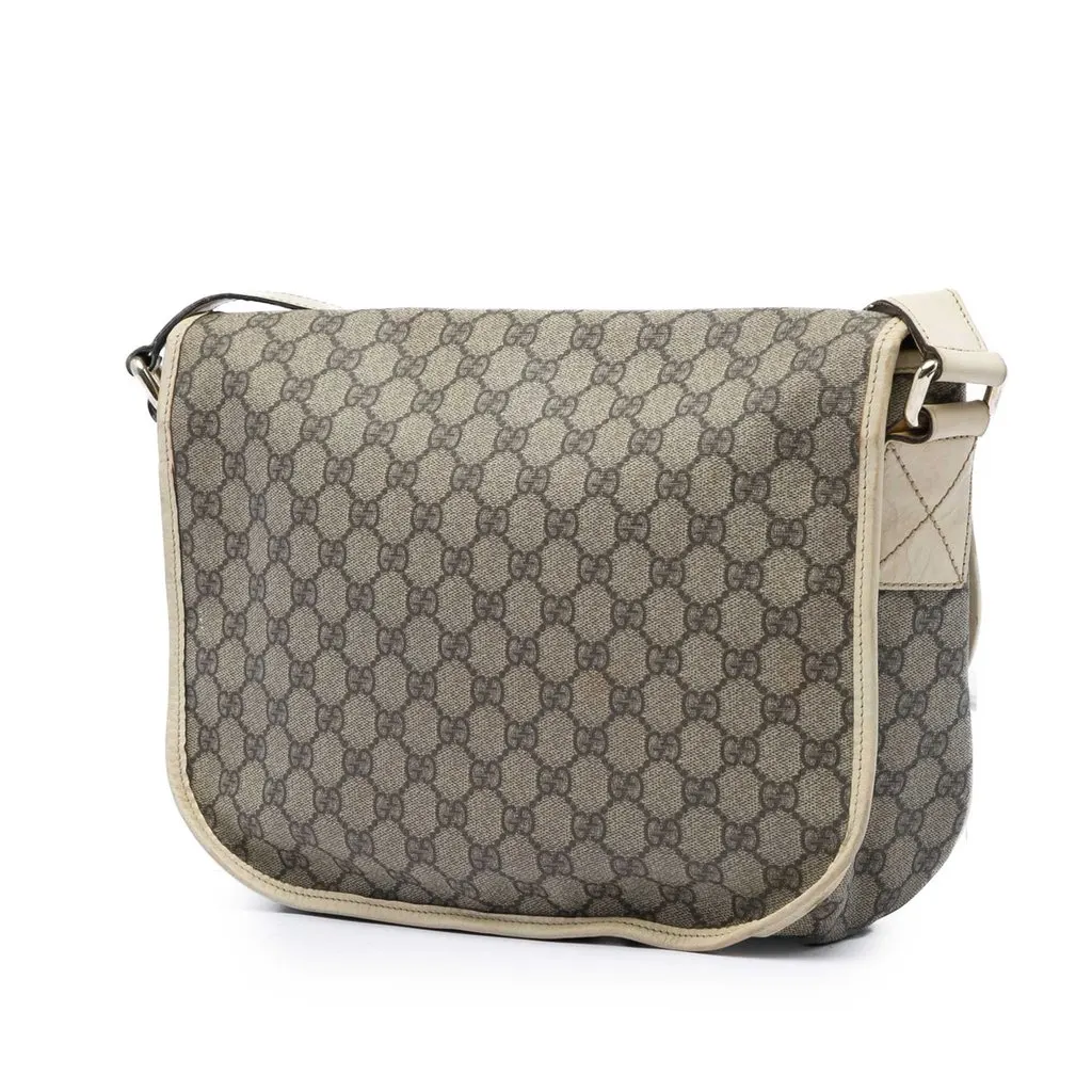 Gucci GG Supreme Crossbody Beige Very good - Back View