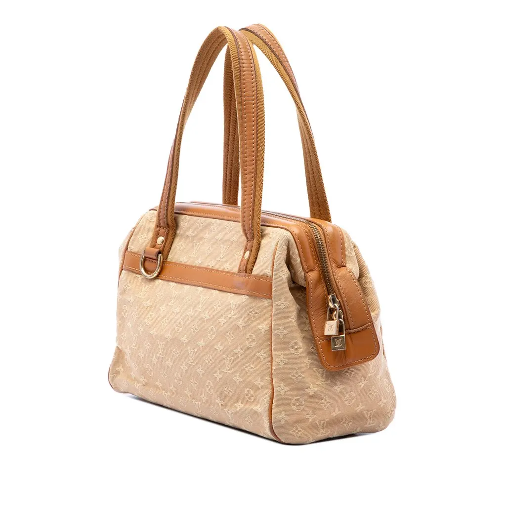 Louis Vuitton Monogram Mini Lin Josephine PM Brown Canvas Very good - Back View