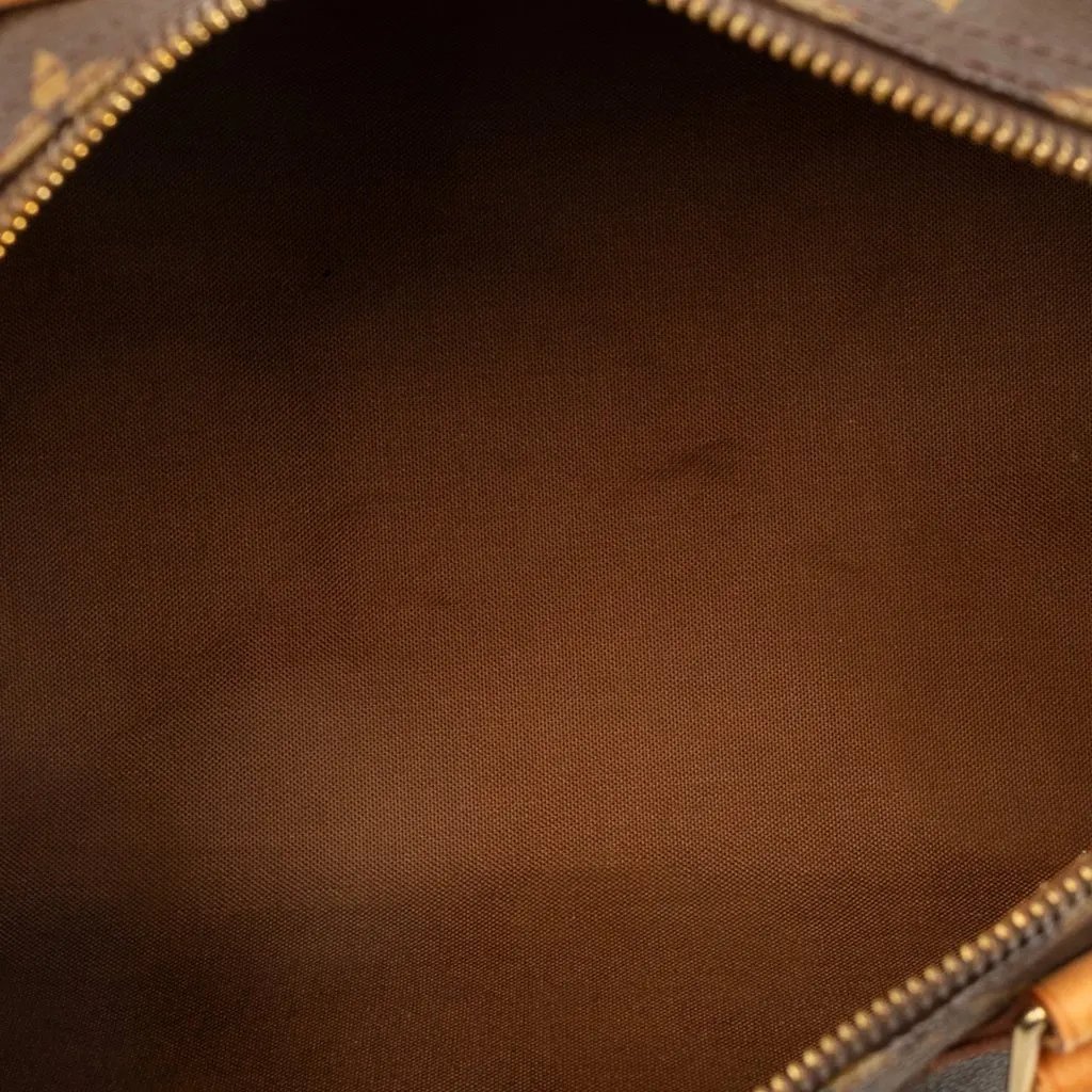 Louis Vuitton Monogram Speedy 30 Brown Canvas Good - Model View