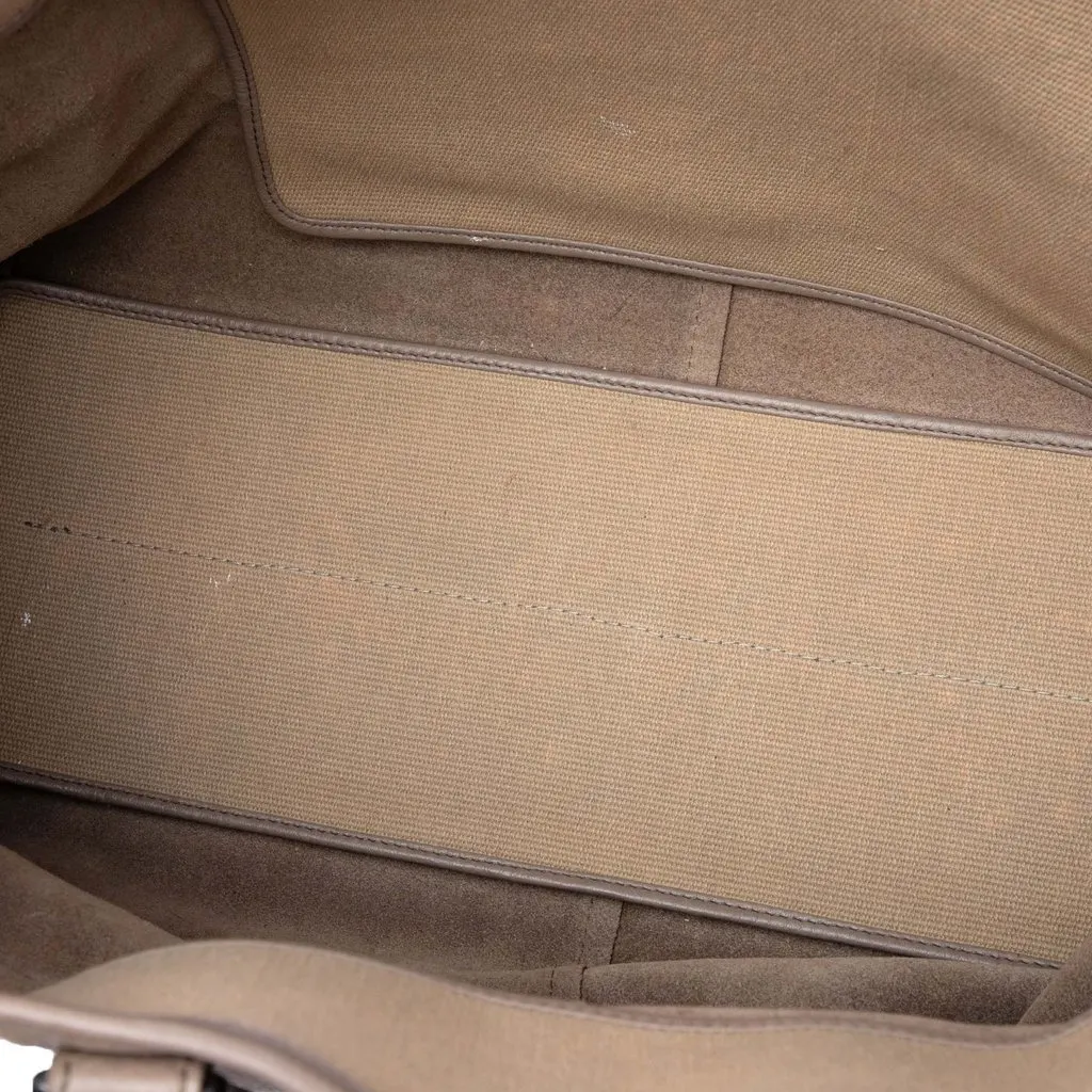 Bottega Veneta Calfskin Intrecciato Handle Tote Brown Leather Very good - Model View